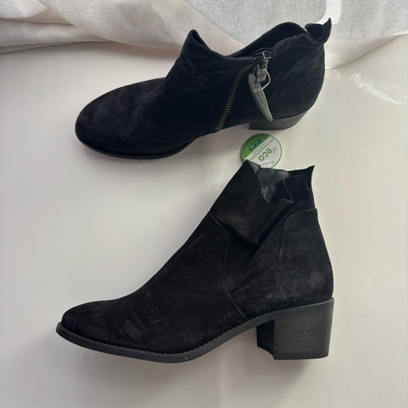Paul Green Suede Ankle Boots‎ Sz 3.5/ US 6 Retail $595 - Picture 2 of 7